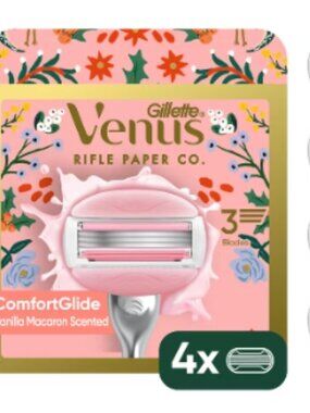 Gilette Venus Rifle Paper Co. Floral Razor Cartridges - Vanilla Macaron Scented